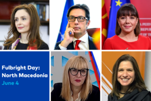 Fulbright Day: North Macedonia grid of alumni and speakers