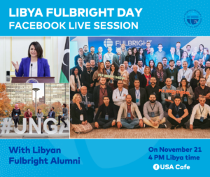 Fulbright Day: Libya promotional graphic