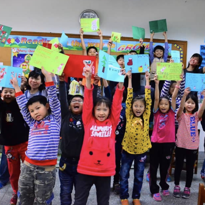 Children in classroom