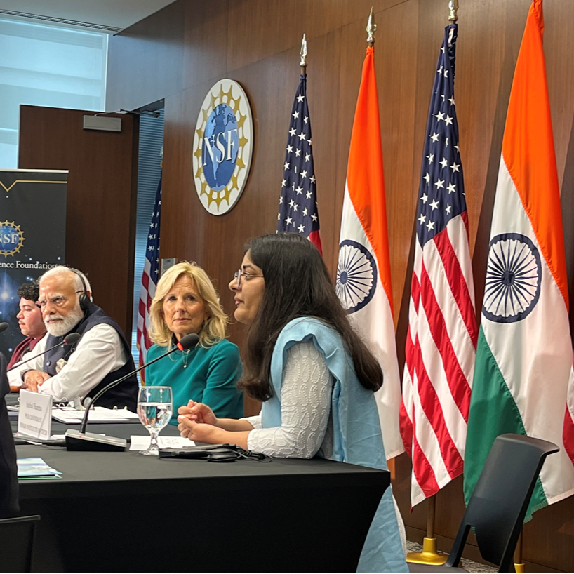 Fulbrighter Presents on Assistive Technology to Prime Minister Narendra Modi and First Lady Dr. Jill Biden