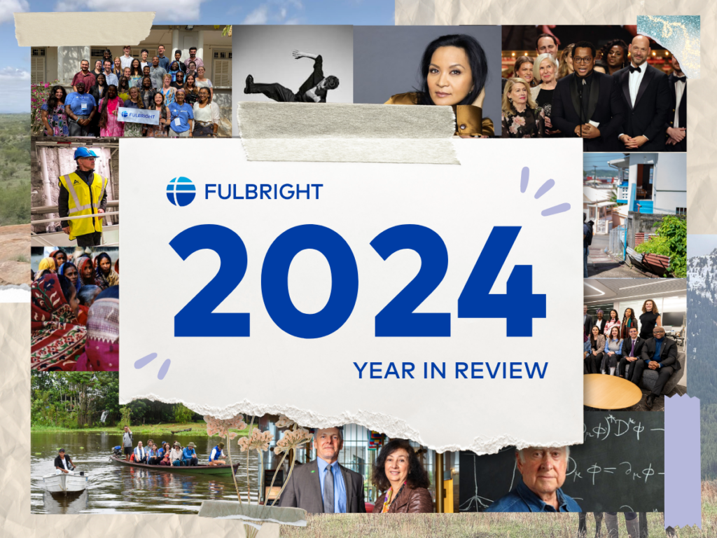 Fulbright Year In Review 2024 graphic